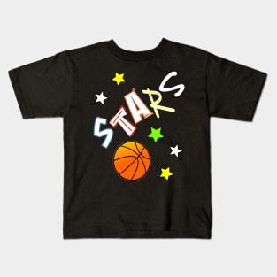 Stars Basketball Squad Warmup Jersey Kids T-Shirt